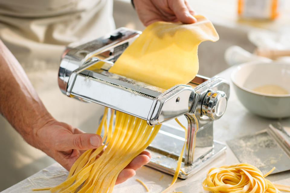 Homemade Fettuccine Pasta