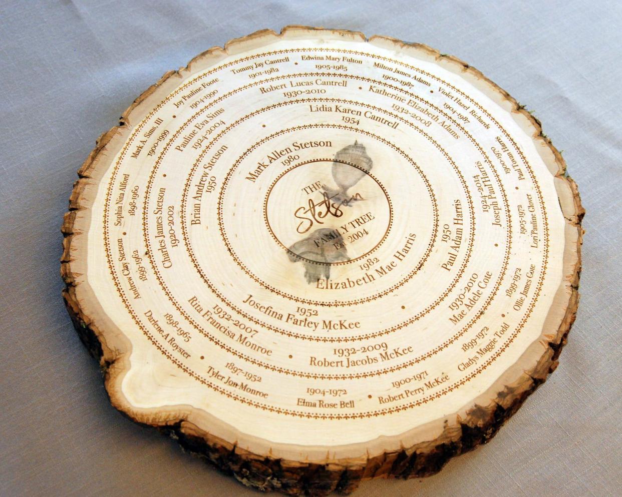 Wooden Family Tree