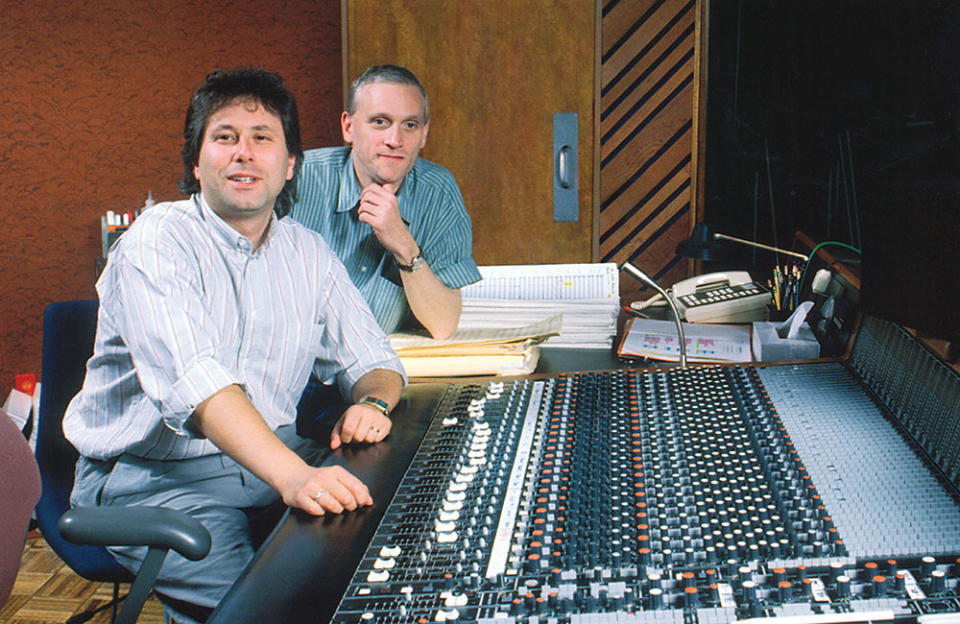 Composer-songwriter Alan Menken and lyricist Howard Ashman (right). Says Menken, “Our tone and style was contemporary and cutting-edge.” - Credit: Walt Disney Pictures/Everett Collection