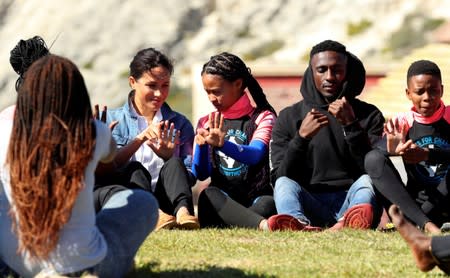 Prince Harry and Meghan visit Cape Town