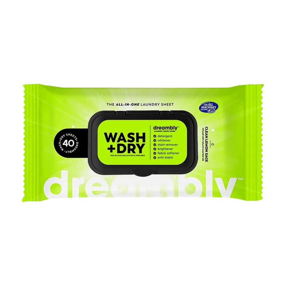 5) Dreambly 6-In-1 Organic Laundry Detergent Sheets