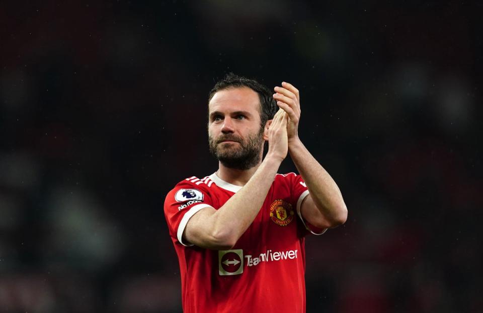 Juan Mata’s Old Trafford exit was announced on Thursday (Martin Rickett/PA) (PA Wire)