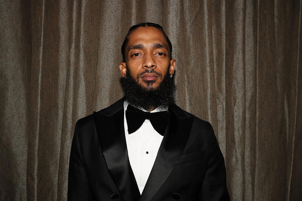 Nipsey Hussle Grammy Celebration - Credit: Shareif Ziyadat/Getty Images