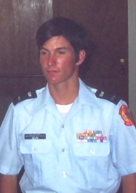 Lt. Col. Selph as a cadet