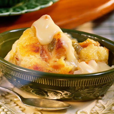 Bread Pudding with Vanilla Sauce