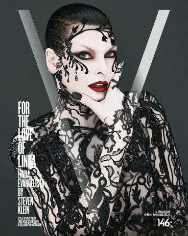 <p>Steven Klein / V Magazine</p> Linda Evangelista for V Magazine