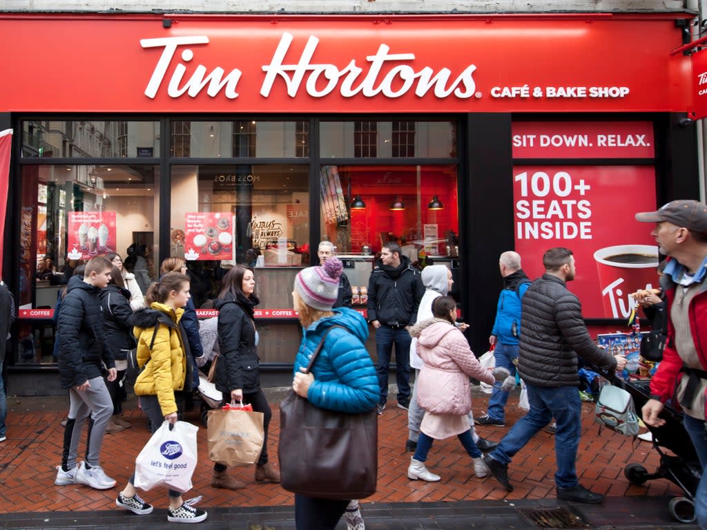 Tim Hortons’ Birmingham New Street branch (Tim Hortons)