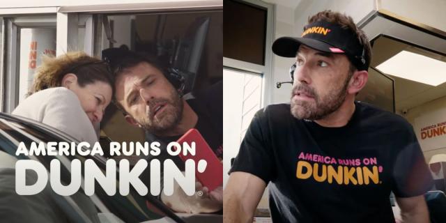 Watch Ben Affleck and Jennifer Lopez in a Dunkin' Super Bowl