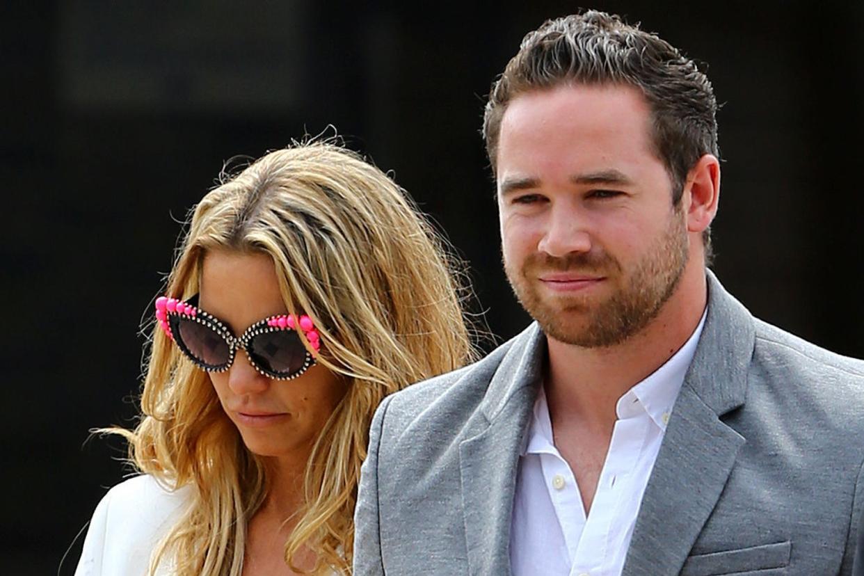 Over: Katie Price has hit out at her estranged husband: Gareth Fuller/PA