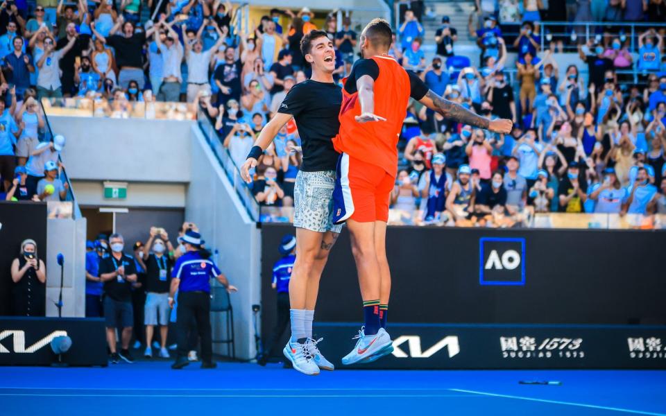  Thanasi Kokkinakis and Nick Kyrgios - GETTY IMAGES