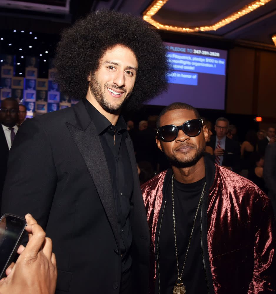 Colin Kaepernick and Usher