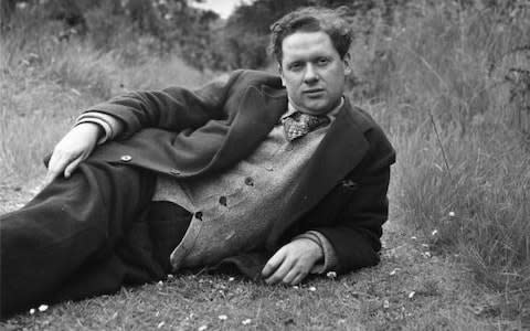 Dylan Thomas in August 1946 - Credit: Getty
