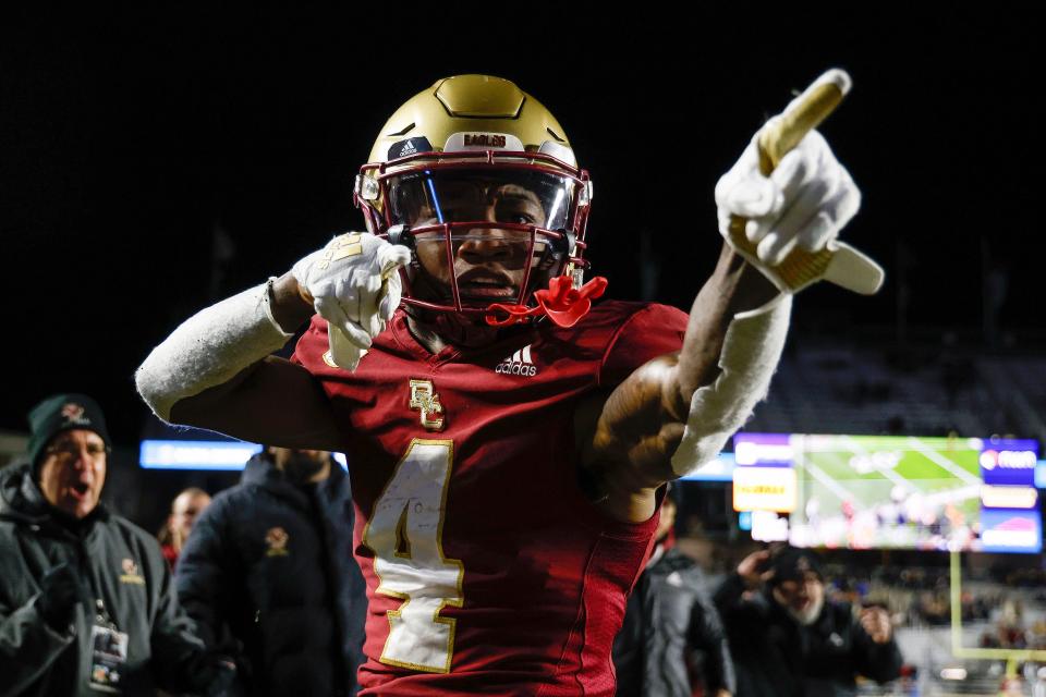 Boston College's Zay Flowers could be the first WR drafted.