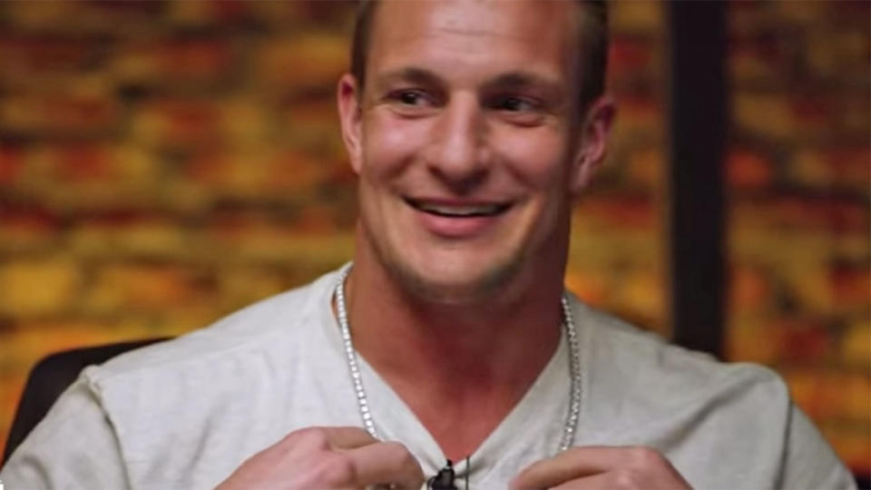 The Patriots star has lashed out on a luxury chain. Pic: Uninterrupted/YouTube