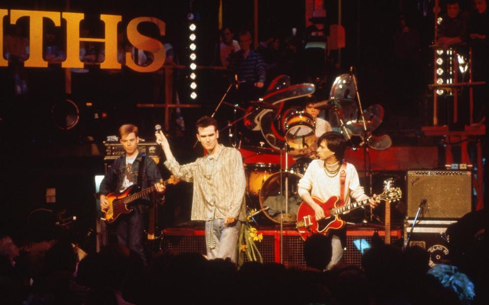 The Smiths performing live on The Tube in 1984 - Pete Cronin/Redferns