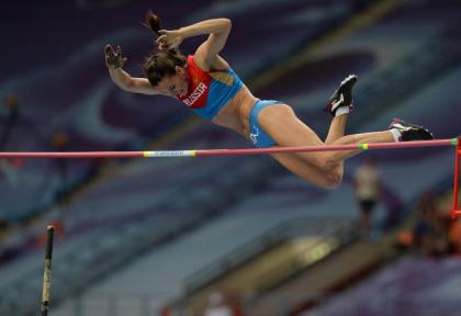 Pole-vaulter Yelena Isinbayeva said she is considering taking legal action to be able to compete in the upcoming Rio Olympics. (AFP)