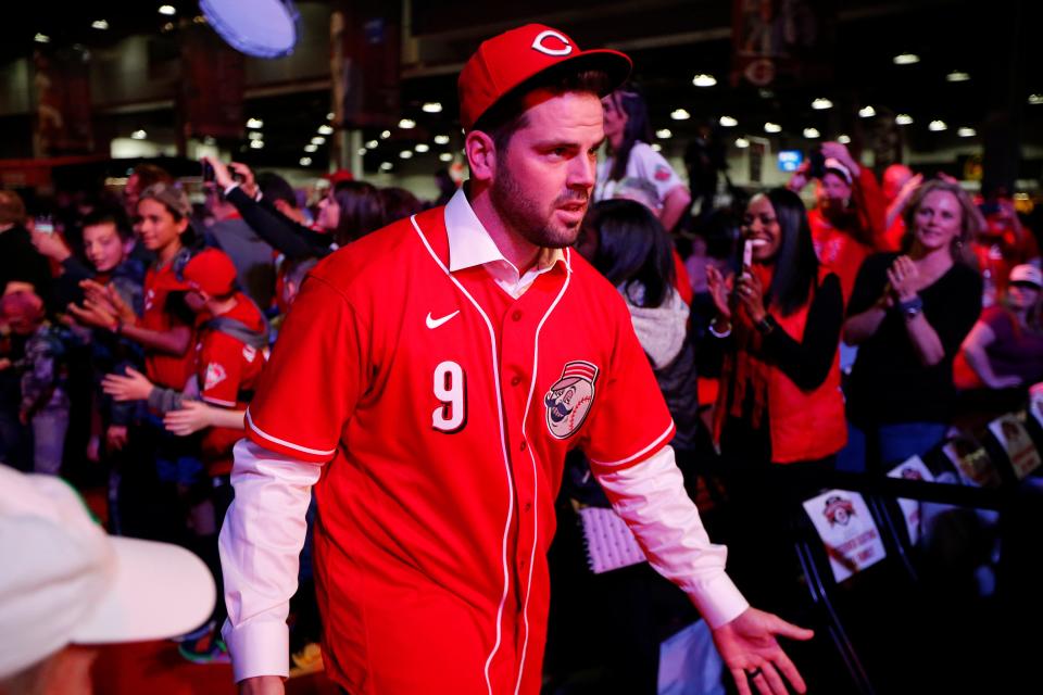 The last time the Reds were at the Winter Meetings, which were suspended for two years, they signed Mike Moustakas to a four-year, $64 million contract, their biggest free-agent signing in club history.