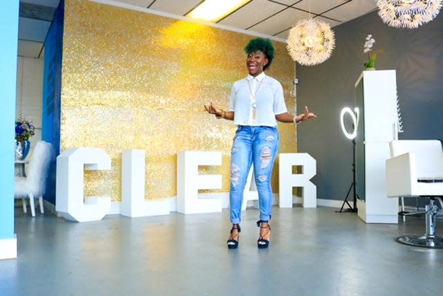 Christian Carter is the owner of Clear Hair Studio in Savannah. She specializes in natural hairstyles, extensions, color and crochet styles.