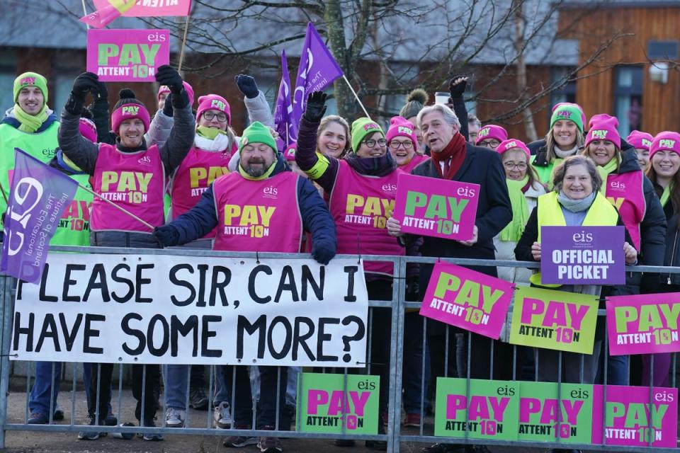 Teachers are striking this week (Andrew Milligan/PA) (PA Wire)