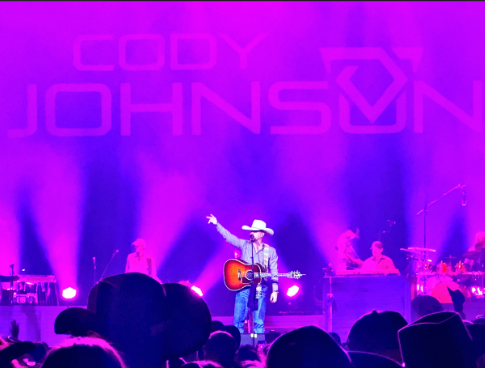 Cody Johnson performing live at the Brookshire Grocery Arena, Saturday, Sept. 14, 2024.