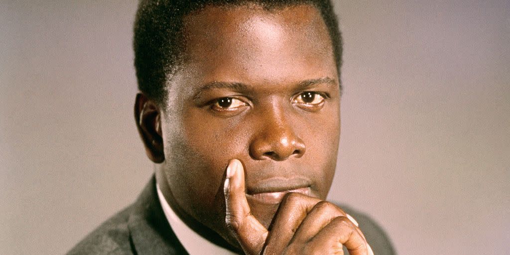 portrait of actor sidney poitier