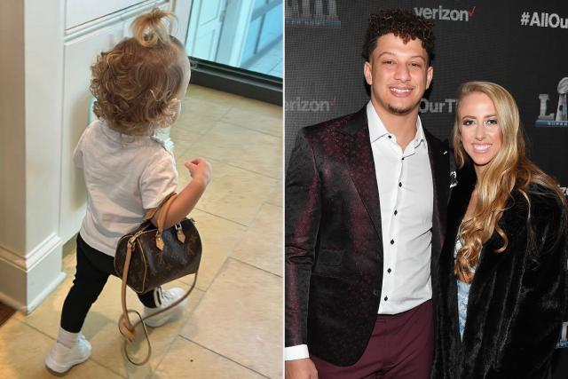 Pregnant Brittany Mahomes' Daughter Sterling Models a Mini Louis Vuitton  Purse in Adorable Photo