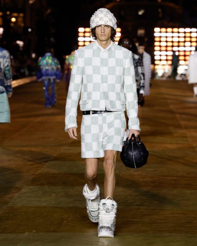 Here are the full looks from Pharrell's first Louis Vuitton menswear  collection