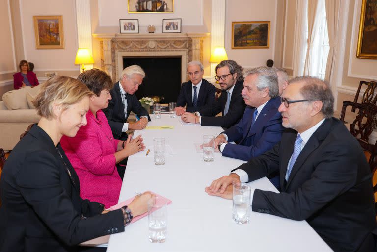 La reunión de Alberto Fernández con Kristalina Georgieva del FMI