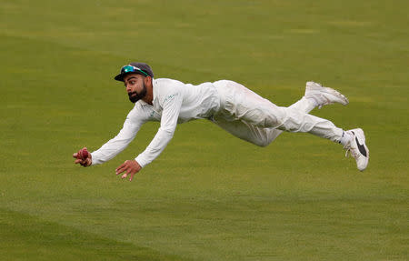 Cricket - England v India - Fifth Test - Kia Oval, London, Britain - September 9, 2018 India's Virat Kohli drops a catch from England's Alastair Cook Action Images via Reuters/Paul Childs