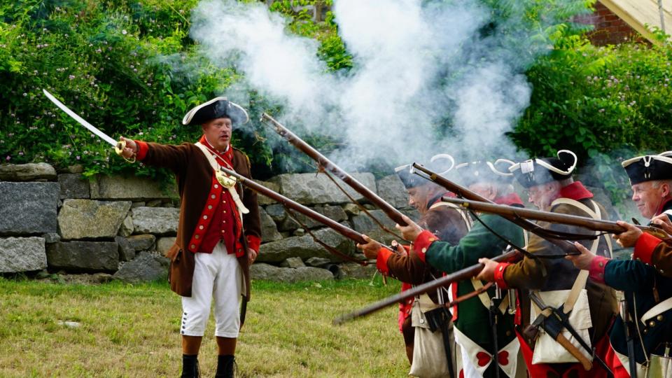 The 33rd American Independence Festival returns Saturday, July 15, with Colonial reenactors, military demonstrations, games, and fireworks.