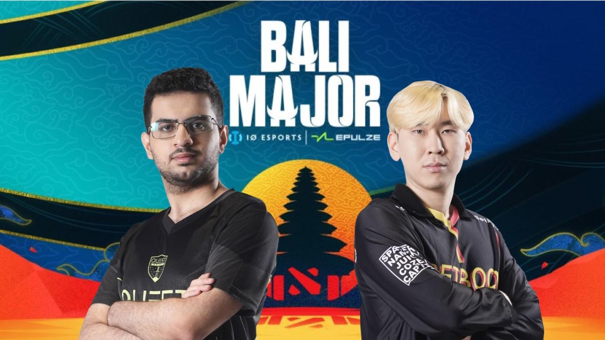 Two new contenders for the championship have emerged after day three of the Dota 2 Bali Major Group Stage: Western European upstarts Quest Esports and star-studded Eastern European squad BetBoom Team. Pictured: Quest Esports ATF, BetBoom Team TORONTOTOKYO. (Photos: Quest Esports, BetBoom Team, Epulze)