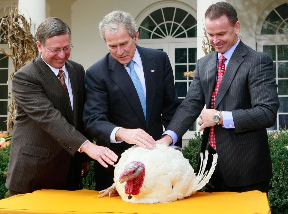 President Bush carried out the tradition (Getty)