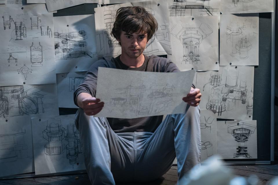Freddie Highmore stars as a genius engineer recruited to break into an impossible vault in the action thriller "The Vault."