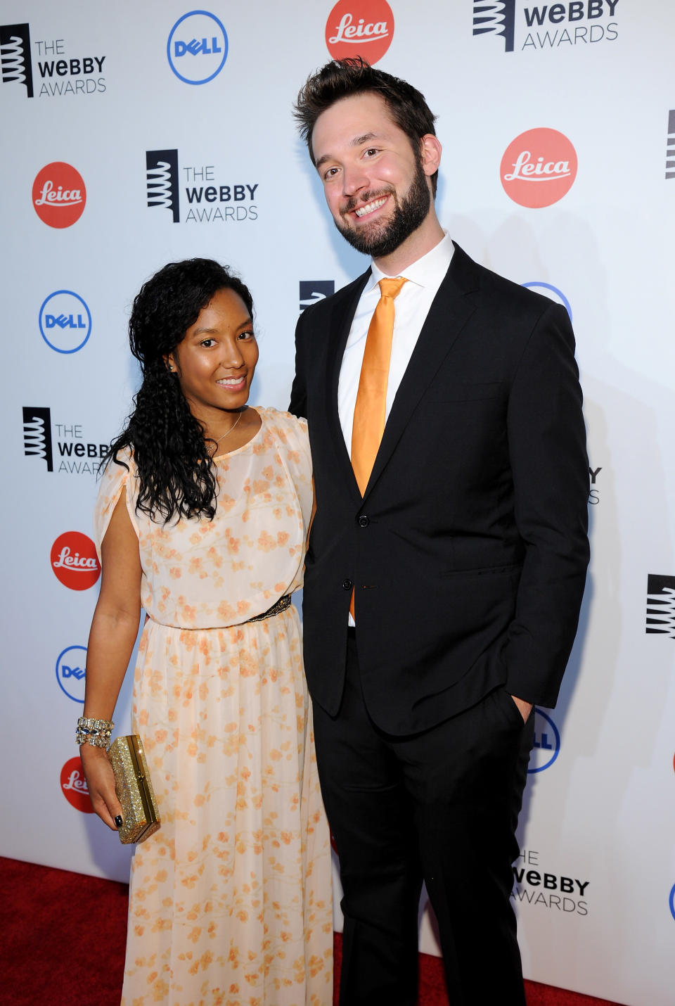 Standing together on the red carpet