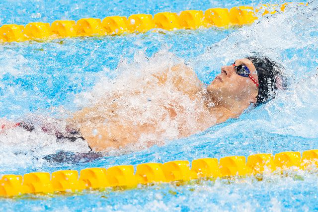 <p>Tom Weller/DeFodi Images via Getty Images</p> Ryan Murphy, Team USA