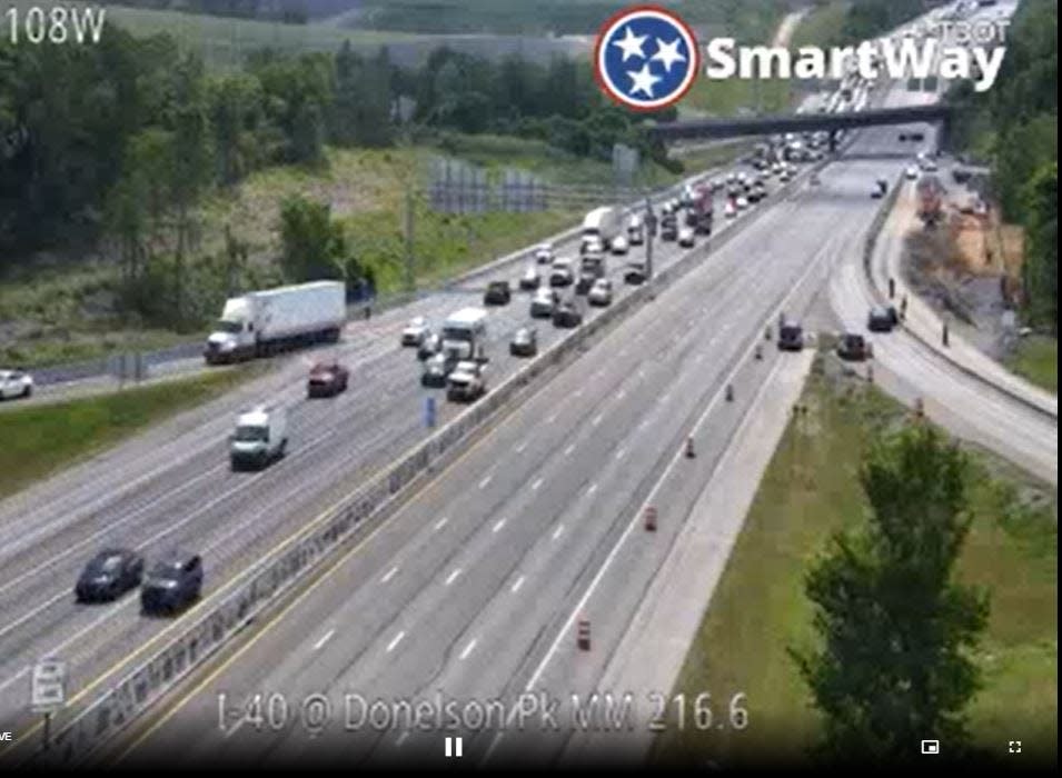 Highway I-40 closed