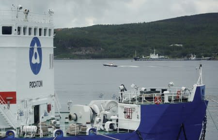 Russia's floating nuclear power plant Akademik Lomonosov leaves Murmansk