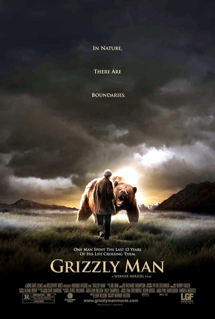 "<a href="http://movies.yahoo.com/movie/grizzly-man/" data-ylk="slk:Grizzly Man;elm:context_link;itc:0;sec:content-canvas" class="link ">Grizzly Man</a>" (2005), directed by Werner Herzog "I remember watching this film in a theater when it first came out and feeling absolutely floored by it. It's tragic, beautiful, and masterfully done. Herzog is able to insert himself into this film without overshadowing Timothy Treadwell's story."