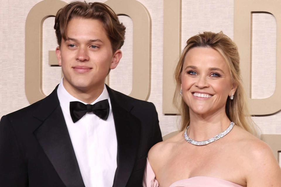 <p>Amy Sussman/Getty</p> Deacon Phillippe and Reese Witherspoon