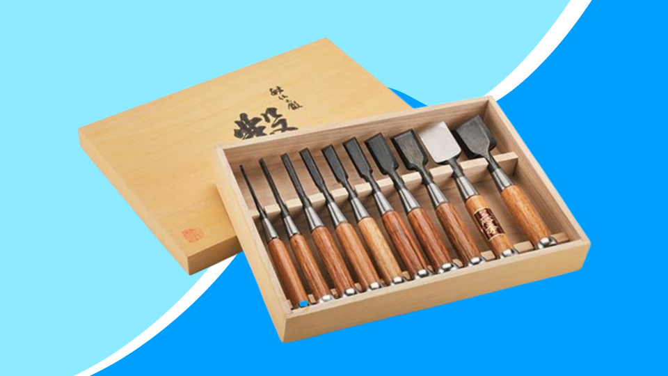 Gifts for woodworkers: The Fujikawa Okyo 10-piece Chisel Set