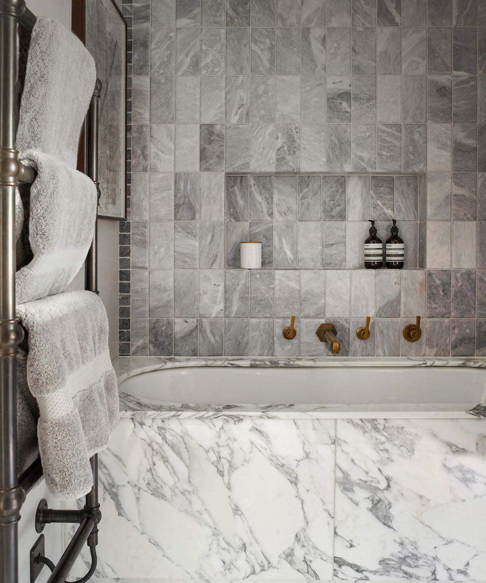 Make it modern with marble