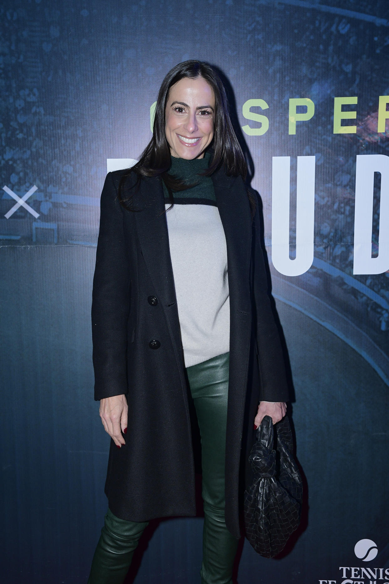 MEXICO CITY, MEXICO - DECEMBER 01: Paulina Mercado poses for a photo during the red carpet as part of the Tennis Fest GNP at Plaza Mexico on December 1, 2022 in Mexico City, Mexico. (Photo by Jaime Nogales/Medios y Media/Getty Images)