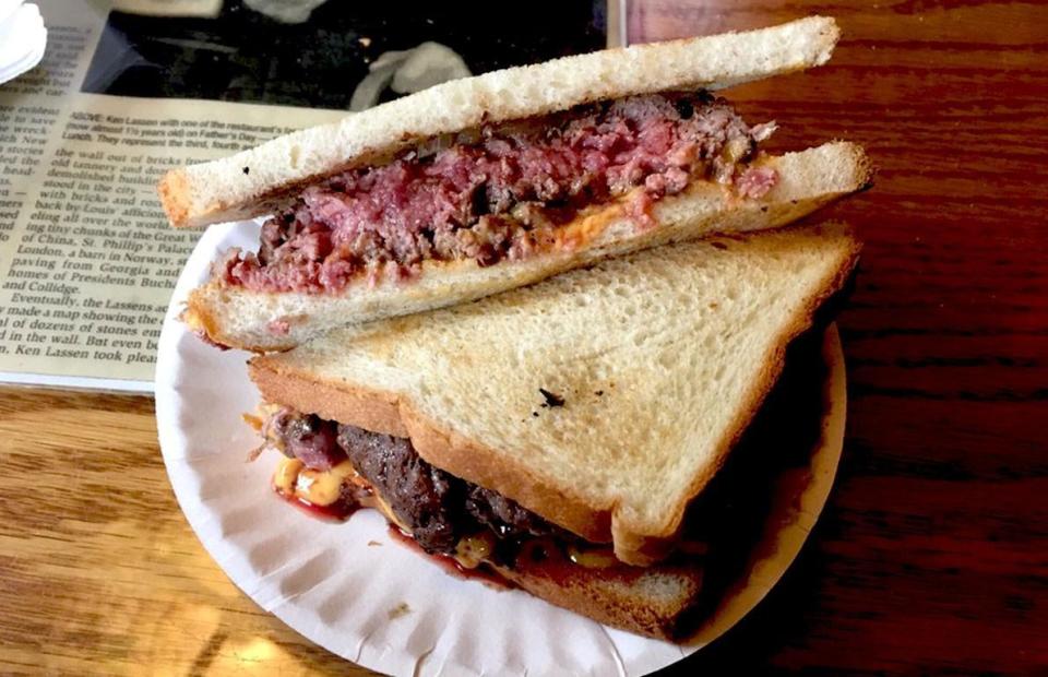 The Original Burger, Louis’ Lunch (New Haven, Connecticut)