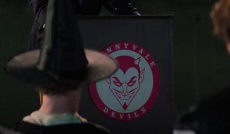 Sunnydale's devil mascot logo