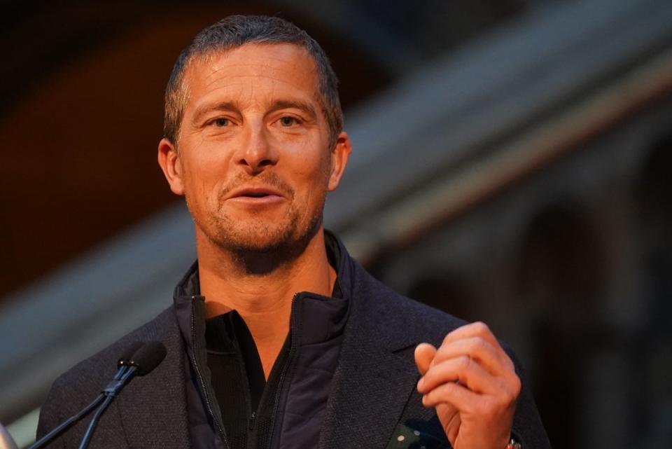 Bear Grylls was awarded an OBE by the Queen in 2019 and attended her funeral last year. (PA Wire)