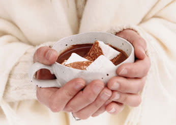 Superrich Hot Chocolate with Coconut Cream