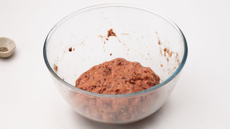 beef and bean patty mixture