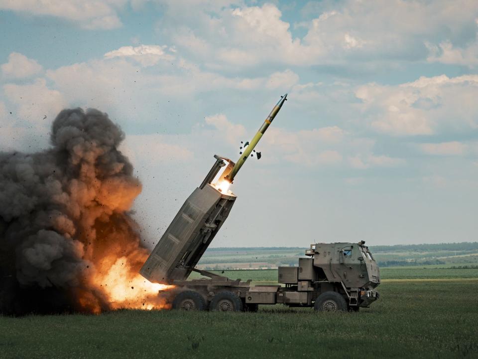 Ukraine M142 HIMARS Bakhmut