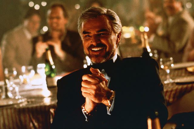 <p>New Line/Kobal/Shutterstock</p> Burt Reynolds in Boogie Nights in 1997