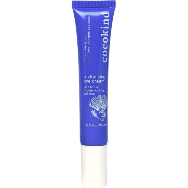 <p>Cocokind Revitalizing Eye Cream, $18, <a href="https://shop-links.co/1742957768199524364" rel="nofollow noopener" target="_blank" data-ylk="slk:available here;elm:context_link;itc:0;sec:content-canvas" class="link ">available here</a>.</p>